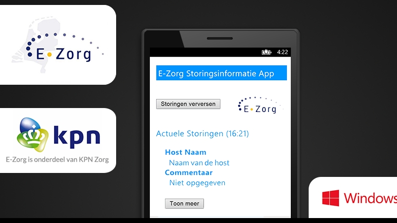 E-Zorg Storingsinformatie App